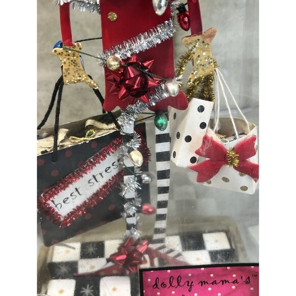 SILVESTRI JOEY XL 17" CHRISTMAS TRIMMED REDHEAD SHOPPER BEST STRESSED DOLLY MAMA - Picture 4 of 15